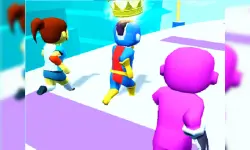 Falling People 3D image