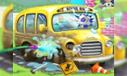 Sweet Baby Girl Messy School Cleaning image