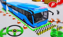 Police Bus Parking- Simulation image