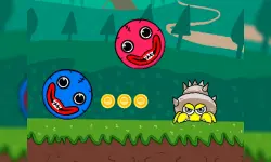 Blue and Red Ball image