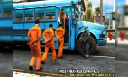 Police Bus Parking Game 3D image