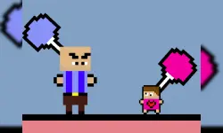Angry Dad Cute Baby image