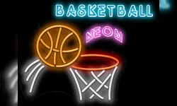 Swipe Basketball Neon image