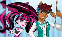 Monster High Couple Dressup image