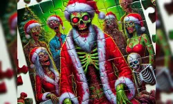 Zombie Christmas Jigsaw: Holiday Fun 4 Horror Fans image