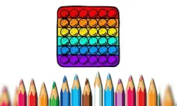 Pop It Coloring Book image