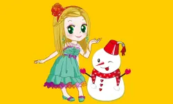 A Princess And A Snowman image