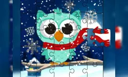 Winter Snowy Owls Jigsaw image