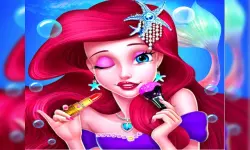 Mermaid Princess Makeup - Girl Fashion Salon game image
