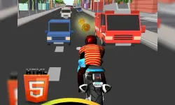 Bike Rider Highway image