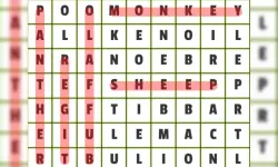 Animals Word Search image