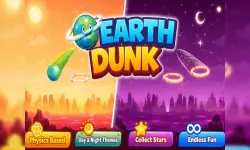 Earth Dunk Physics Arcade Game image