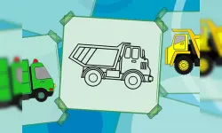 Truck Coloring Book image