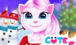 Angela Christmas Dress up Game image