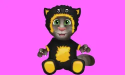 Talking Tom Bathing image