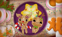 Christmas Gingerbread - Color Me image