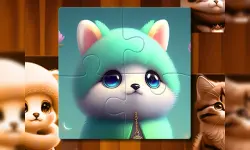 Cute Cat Jigsaw image