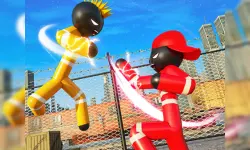 Stickman Police VS Gangsters Street Fight image