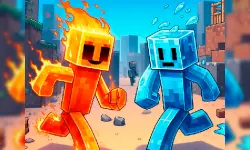 Fire and Water Stickman image
