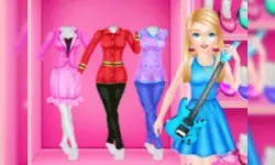 Doll Career Outfits Challenge - Dress-up Game image