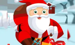 Santa on skates image