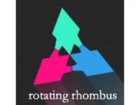 rotating triangle image