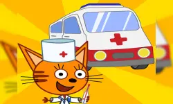 Kid Cats Animal Doctor Games Cat Game image