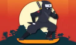 Lava And Ninja Skateboard image