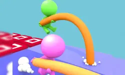 Pole vault 3d image